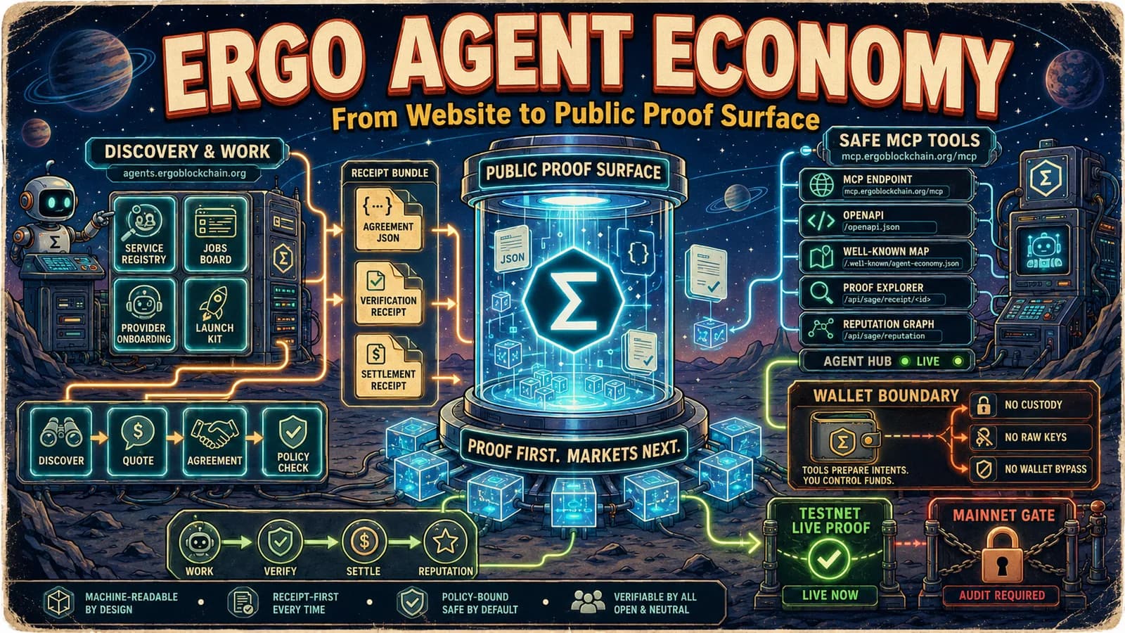 Ergo Agent Economy: From Website to Public Proof Surface — Ergo Platform