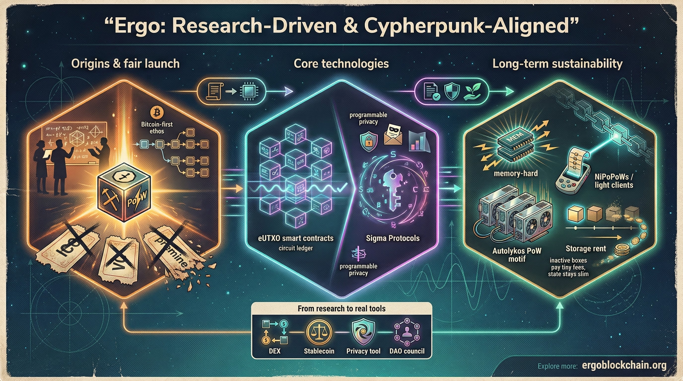 Ergo Blockchain: Research-Driven & Cypherpunk-Aligned